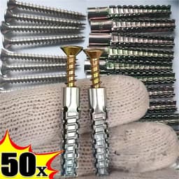 Wandankers - Pluggen Schroeven - Zware Bevestiging - Sterke Houdkracht - 30 stuks - Kleur 03 — thumbnail 5