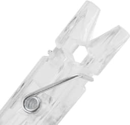 Mini Wasknijpers 300 Stuks - Transparant - Kunststof - Kleine Knijpers - Duurzaam - Metalen Veer - Ideaal voor Knutselen — thumbnail 3