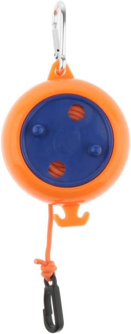Waslijn Outdoor - Reistouw - Kleding Drogen - Winddicht Ontwerp - 8 Meter - Oranje — thumbnail 1