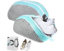 Schoenwaszak voor Sneakers - 2 Stuks Mesh Waszakken voor Schoenen - Anti-Deformatie en Ideaal voor Wasmachine Gebruik