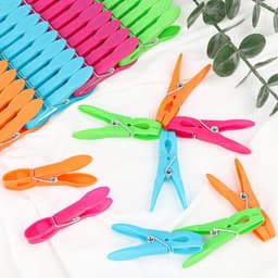 Kledingknijpers 48 Stuks - 7,3 cm Kledinghangers - Duurzaam PP en Staal - Perfect voor Binnen en Buiten - SnelShoppen — thumbnail 4