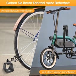 Fietswandanker 2x 5 mm staal - Wand- en grondanker - Anti-diefstalbeveiliging voor fietsen — thumbnail 3