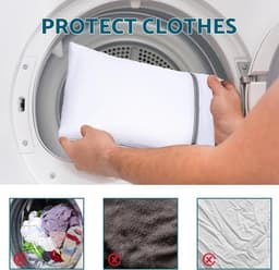 Waszakken 2-pack 40x50cm - Herbruikbare ritswaszakken - Duurzaam polyester mesh - Bescherming voor delicate kleding - ShopVlot — thumbnail 5