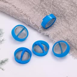Wasmachinefilter - 30 Stuks - Wasmachineslangfilter - Inlaatklepfilter - Herbruikbaar - Haarvanger - Haar Vanger - Onderdelen Voor Wasmachines - Geschikt Voor Automatische Wasmachine-Accessoires - Blauw — thumbnail 3