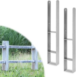 H-paalanker - Paaldrager Grondanker - Houtbouw Projecten - Stabiele Constructie - 600 mm Lengte - Metaal — thumbnail 1
