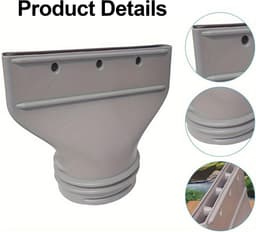 1 stuk - Adapter voor afvoerslang van airconditioner - 13-15 cm afvoerkanaal voor draagbare airconditioner - ventilatieaansluiting - afvoeraansluiting - 25,7*13,5*23,5 cm - aansluiting voor afvoerkanaal van draagbare airconditioner - originele kleur — thumbnail 4
