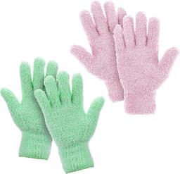 2 paar flexibel en handige microvezel stofhandschoenen, doekjes voor jaloezieën, lampen, auto, meubels en moeilijk bereikbare hoekgaten — thumbnail 1