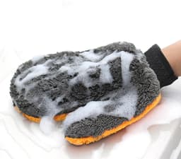 1 stuk autowashandje, microvezel handschoenen voor het wassen van de auto, zacht en zacht, handschoenen voor het wassen van de auto, wasbaar in de wasmachine — thumbnail 3