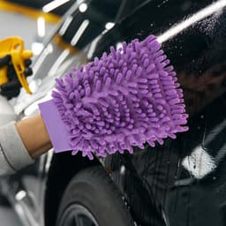 - dubbelzijdige microvezel washandschoen voor autoreiniging - 2 stuks — thumbnail 5