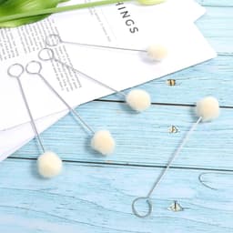 Solidchoice - Set van 10 Wol Applicator Ballen voor Leerbewerking — thumbnail 3
