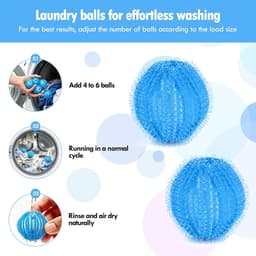20 stuks dierenhaarverwijderaar, wasmachine, herbruikbare haarvanger en pluisballen, pluisvanger voor kleding en - ShopVlot — thumbnail 2