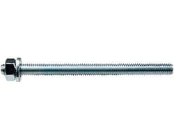 Ankerstang - Bevestigingsstaaf Draadstang - Constructie Bevestigen - Universele Oplossing - M10 x 200 - Zilverkleurig