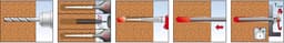 Binnendraadanker - Draadanker Huls - Bevestigen in Metselwerk - Metrische Schroeven Bruikbaar - M10 - Metallic — thumbnail 2