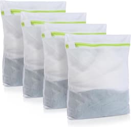 Set van 3 kleine linnen waszakken voor de wasmachine 23 x 30 cm - multifunctionele wasnetten voor delicate kleding - waszakken voor reizen en grote ladingen. — thumbnail 1