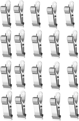 Crocodile Clips 20 Mini Klemmen - Robuuste Metaalclips - Corrosiebestendig - Ideaal voor Creatieve Projecten - SnelShoppen — thumbnail 1