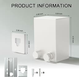 Retractable indoor waslijn 4,2m - wandmontage - wit - ruimtebesparend drogen - ShopVlot — thumbnail 2