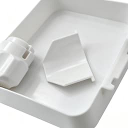 Afvoerbak voor wasmachine - 3 stuks - Wasmachine-afvoerschaal - 12 cm - Lekbak wasmachine - Wateropvang - 3D-geprinte waterdichte bak — thumbnail 5