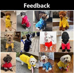 Hondenregenjas met Rits en Reflecterende Knopen, Waterafstotend en Verstelbaar, Verwijderbare Kap, Stijlvolle Premium Regenjassen voor Honden in Maten XS tot XXL - Zwart - Medium — thumbnail 5
