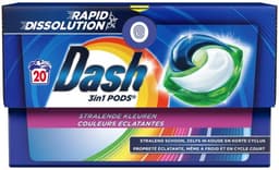 Dash - Stralende Kleuren - Wasmiddel Capsules - All-in-1 Pods - Gekleurde Was – 8x20 Wasbeurten (160 wasbeurten) - Voordeelverpakking — thumbnail 3