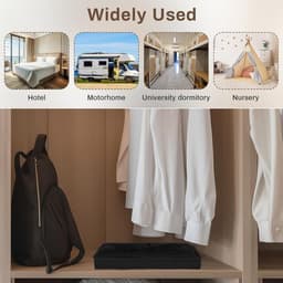 Smal opvouwbare wasmand - Waterdicht Oxford-weefsel - Handgrepen voor eenvoudig transport - Ruimtebesparend - Voor slaapkamer, badkamer en bijkeuken — thumbnail 2