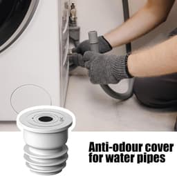 Afvoerslang Afdichting - Terugstroombeveiliger Afvoerplug - Geurtjes Voorkomen - Efficiënte Rioolafdichting - 35-40 mm - Grijs — thumbnail 4