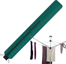 Droogmolenhoes Waterdicht - Droogmolen Beschermhoes - Buiten Droge Kleding - Versterkte Naden - 165 cm Hoog - Groen — thumbnail 1