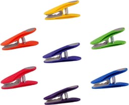 Regenboog Wasknijpers - Kunststof met Roestvrijstalen Veren - Softgrip Handvat - Duurzaam - Voor Fijne Was — thumbnail 3