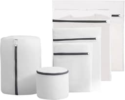 Set van 6 Herbruikbare Wasnetten met Rits voor de Wasmachine, Duurzaam Mesh voor Kleding, Ondergoed en Sokken (60x60/60x50/50x40/40x30/30x20/15) — thumbnail 1
