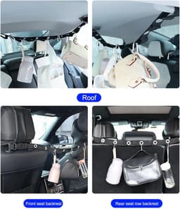 Reiswaslijn Auto - Draagbare Waslijn Kledinghanger - Drogen Onderweg - Multifunctioneel Gebruik - 85-120cm - Meerkleurig — thumbnail 5