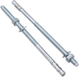 Wedge Anchors - Metaaldowels Ankerbout - Bevestigen in Beton - Verzinkt Staal - M8 x 165 mm - Zilverkleurig — thumbnail 1