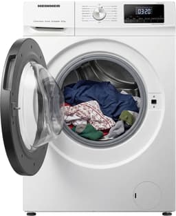 Heinner HWDM-H8514A Compact Was-droogcombinatie - 8 kg Wassen / 5 kg Drogen - 1400 tpm - Energieklasse A - Stoomfunctie - Inverter Motor - LED Display - Wit - 5 Jaar Garantie — thumbnail 3