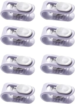 MTTProducts - Non Slip Clips - Duvet Cover Clips - Voorkom Verschuiven - 8 Stuks - Multifunctionele Clips - Voor Dekbedovertrekken - Kleding en Sokken — thumbnail 3