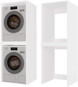 Wasmachine Ombouw - Opbouwmeubel - Kast Wasdroger - Meubel - badkamer — thumbnail 1