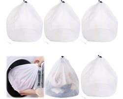 Wasmachine Wasnetjes Set van 5 – 30 x 40 cm, Fijnmazige Waszak voor Ondergoed, Sokken en Handdoeken
