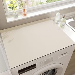 Wasmachine Droger Topmat - Apparaat Beschermer - Huishoudelijk Gebruik - Snel Absorberend - 50 x 60 cm - Eff eenkleurig — thumbnail 1