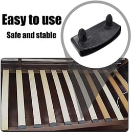SVGCommerce - Bed Clips - Ondersteuning voor Bedden - 20 Stuks - Zwart - Bedplaat Bevestiging - Geschikt voor Eenpersoons en Tweepersoonsbedden - 55mm — thumbnail 5