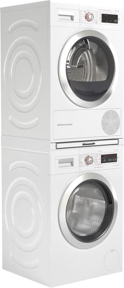 Florixa® Tussenstuk Wasmachine Droger - Stapelkit - Tussenstuk Wasmachine en Droger - Tussenstuk Wasmachine Droger Zwart - Tussenstuk Wasmachine Droger Aeg - Wit - 54cm x 60cm x 8cm — thumbnail 5