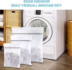 Wasnetten voor de wasmachine - 5 delige set voor delicate kleding, sokken, ondergoed en babykleding — thumbnail 5