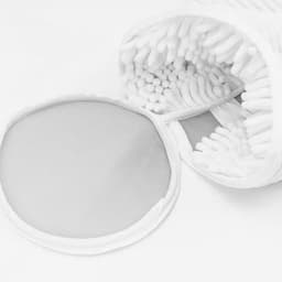 Schoenenwasmachinezakken voor droger en wasmachine, herbruikbare waszak voor sneakers, tennisschoenen en sportkleding, zachte vezels, 360° reiniging (wit) — thumbnail 3