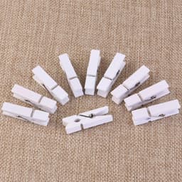 Mini Wasknijpers - Fotoclips Hout - Foto's Ophangen - Natuurlijk Hout - 2.5 cm - Niet gespecificeerd — thumbnail 3