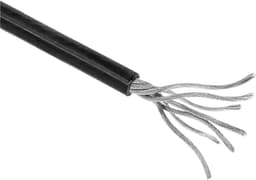 Roestvrij staaldraad kabel - Waslijn koord - Buiten drogen - Goede corrosieweerstand - 50 meter - Zwart — thumbnail 1