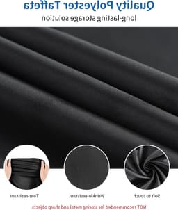 2 Pack Reiswaszakken voor Vuile Kleding 40x50CM - Grote Trekkoordzakken voor Kamperen, Thuis en Studentenhuis — thumbnail 2