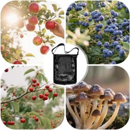 Plukzak Fruit Groenten - Champignonmand Mesh - Oogsten Verzamelen - Ademend Verstelbare Riem - 25x38.5 cm - Niet gespecificeerd — thumbnail 4