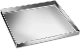 Wasmachine Drip Tray - Onderbouw Bak - Water Opvang - Verhoogde Rand - 60x40cm - Zilver — thumbnail 1