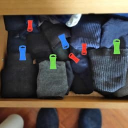 Sokkenclips - Sokkenhouders - Sokken Sorteren - Haken voor Ophangen - 120 Stuks - Veelkleurig — thumbnail 4