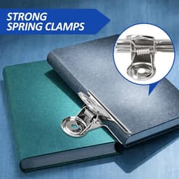 24 Stuks - Knijpers - Metalen Bulldog Klemmen - 30mm - Zilver - Bulldog Clip - Sterke Papierklemmen - Mini Foto Clips - Ophangbaar Clip - Fotoclips - Voor Wandrekken, Wanddecoratie, Thuis en Kantoor — thumbnail 4