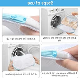3-delige waszak voor bh's, wasnet voor delicate kleding en lingerie, ideaal voor de wasmachine — thumbnail 2