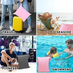 Dailygoods- Waszak Groot - 2 Stuks - Waterdicht - Opvouwbaar - Lichtgewicht - Oxford Stof - Voor Reis/Gym - Waszakje — thumbnail 5
