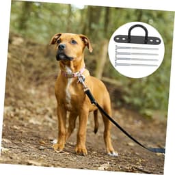 Hondenpen Houder - Grondanker Huisdier - Buiten Bevestigen - Stevige Carbon Staal - 21 cm - Zwart — thumbnail 2
