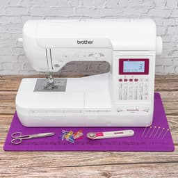 Naaimachine Onderlegger - Antislip Mat - Trillingen Dempen - Geluidsisolerend - 32x49cm - Paars — thumbnail 5